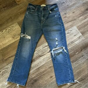 Abercrombie & Fitch Distressed Blue Jeans